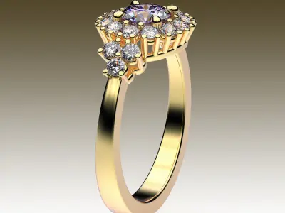 Ring Aster 3D print model