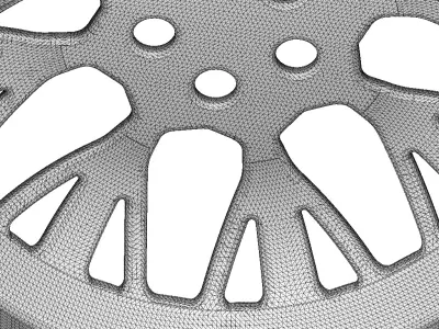 Premium Truck Rim 3D print model