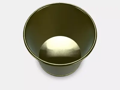 DAIDAI Plant pot 2 Low-poly 3D model