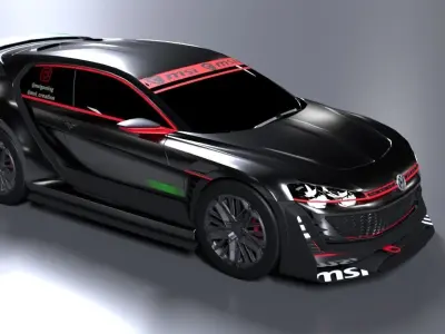 Volkswagen GTI Supersport Vision Gran Turismo 3D model