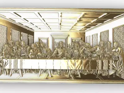 The last supper La ultima Cena  3D print model