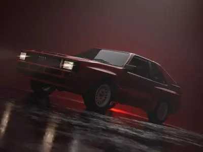 Vintage car C 3D model