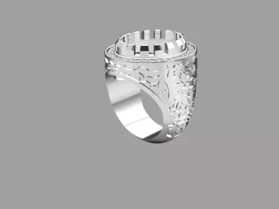 piece ring 3D print model