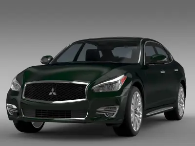 Mitsubishi Dignity  BHY51  2017 3D model