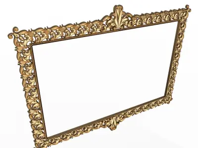 Classic Frame 020 Low-poly 3D model