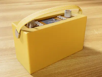 Radio Roberts 3D model