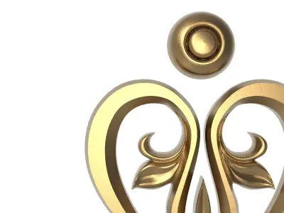  decorative pattern ready for 3D printing 3D model 353