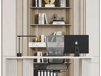 office furniture 02 3D model