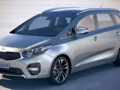 Kia Carens 2018 3D model
