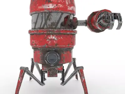 RAK robot Free low-poly 3D model