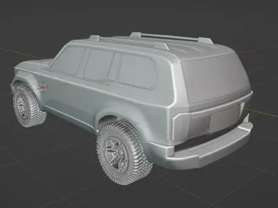 land cruiser prado 2024 3D model