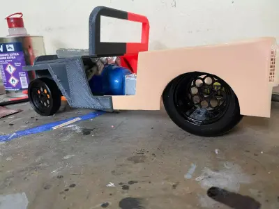 Drag Wheels 3D print model