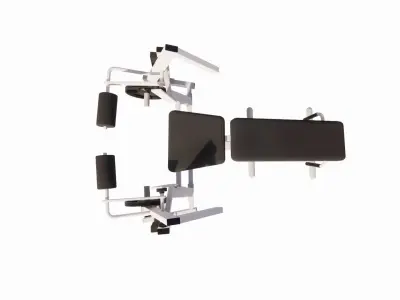 Gym Equipments-gym by Bodysolid-Machine the gym 3D model