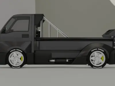 Suzuki Carry V10 Widebody Kit 3D model