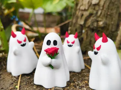 Halloween Special - Cute Boo Ghost collection 3D print model