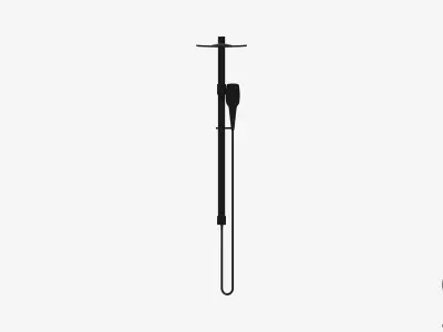 Shower - Twin - Luxury - Garment Low-poly 3D model