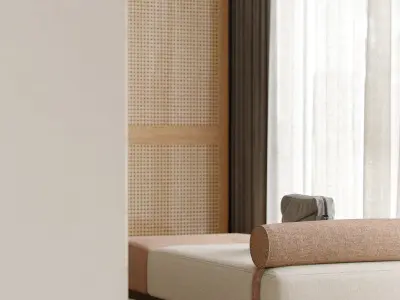 Bedroom interior scenes 3D model 11