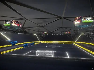 Glow Stadium PBR Low-poly 3D model