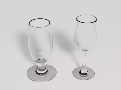 Wine Glass 3D model