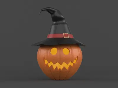 Halloween Pumpkin  3D model