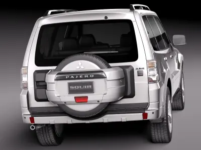 Mitsubishi Pajero 2006-2013 3D model