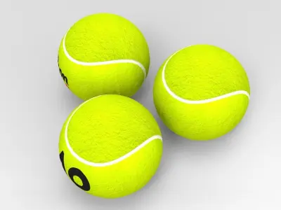 Tennis Balls 3D model