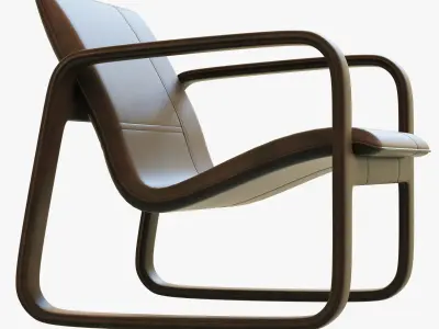 Baxter Nubi Armchair 3D model