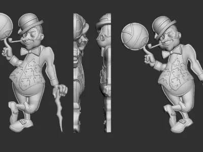 Boston Celtics logo Pendant 3D print model