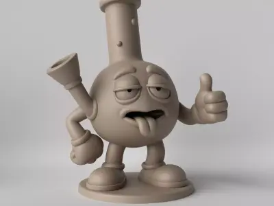 Bong Buddy  Chill Mascot 3D print model