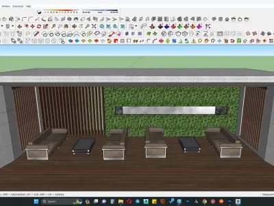 Pavilion 3d model 3D model purchase