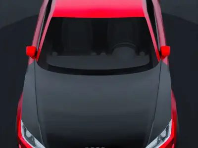 Audi TTrs Coupe 2014 3D model
