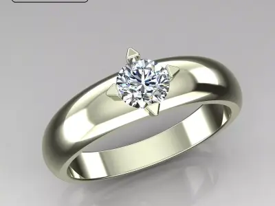 Band Ring 3D print model 20