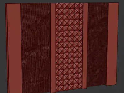 3d wall panel 10 3D model