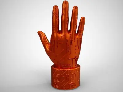 Circuit Hand 3D print model