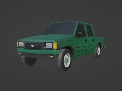 Chevrolet Luv Double Cabin Low-poly 3D model