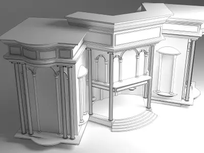Modern Stage 3D model purchase