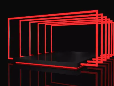 Car Exposition Showroom 3D model