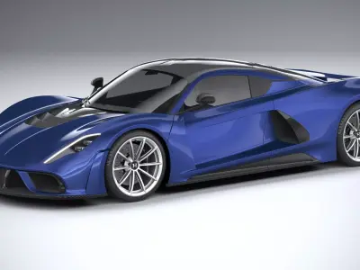 Hennesey Venom F5 2021 3D model