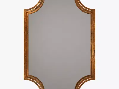 Uttermost lindee gold wall mirror 3D model
