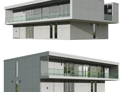 Modern Villa 4 3D model