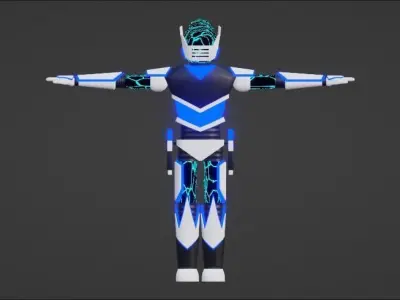 Low Poly Robot Free low-poly 3D model