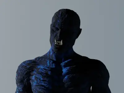 MONSTER Low-poly 3D model