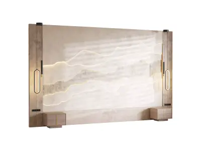Decorative Wall panel  17 3D model