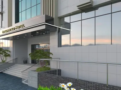 Modern Hotel Exterior 3D model