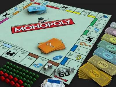 Monopoly Game 3D model