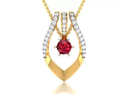 Solitaire Women Pendants  3D print model purchase