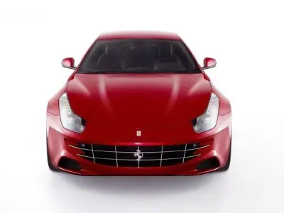 Ferrari FF 3D Model Car-20 Low-poly 3D model