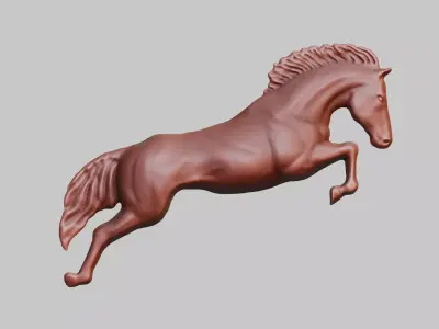 Horse Art CNC- ArtCam 3D print model