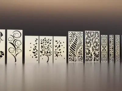 Ornament Panel Pack 3D model