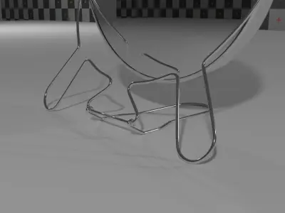 Table Mirror Free 3D model